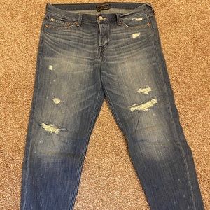 Like New Abercrombie and Fitch Distressed Jeans